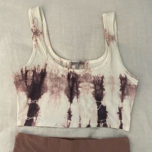 Crop Top and Skirt Set